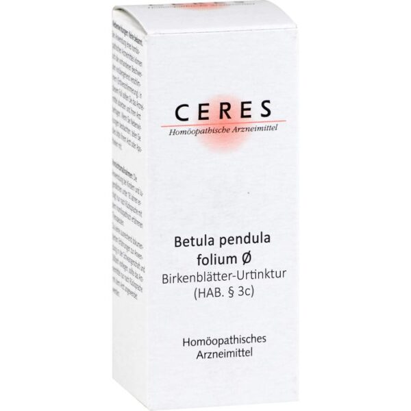 CERES Betula pendula folium Urtinktur 20 ml