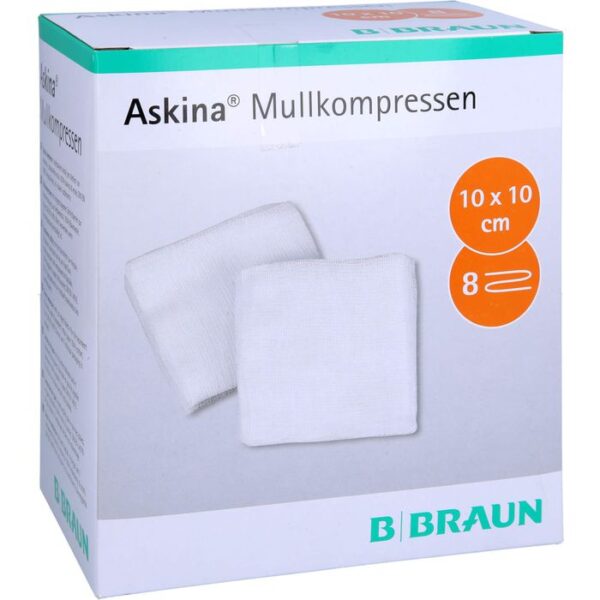 ASKINA Mullkompressen 10x10 cm steril 50 St.