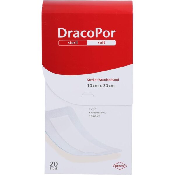 DRACOPOR Wundverband 10x20 cm steril 20 St.