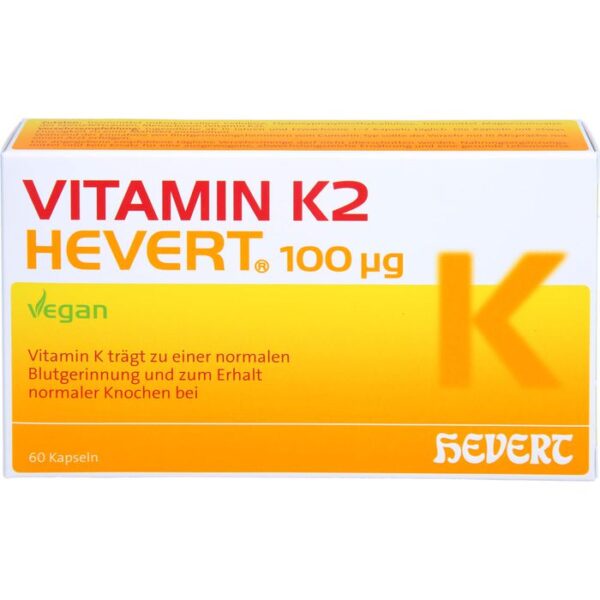 VITAMIN K2 HEVERT 100 µg Kapseln 60 St.