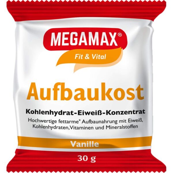 MEGAMAX Aufbaukost Vanille Pulver 30 g