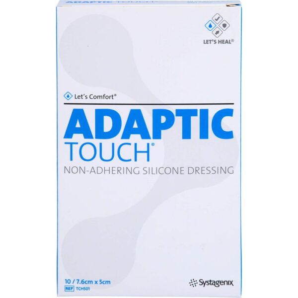 ADAPTIC Touch 5x7,6 cm nichthaft.Sil.Wundauflage 10 St.