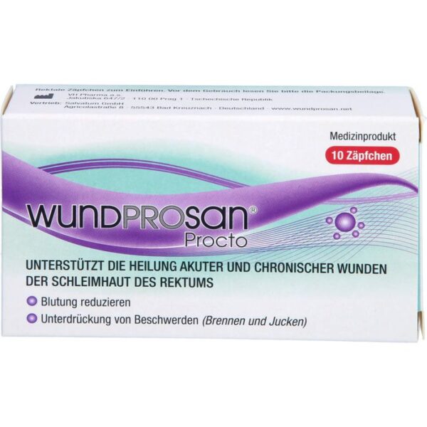 WUNDPROSAN Procto Suppositorien 10 St.