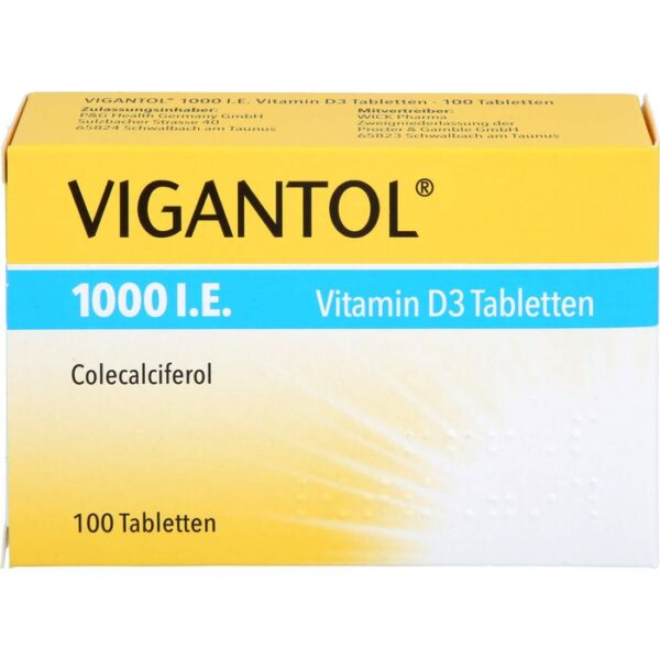 VIGANTOL 1.000 I.E. Vitamin D3 Tabletten 100 St.