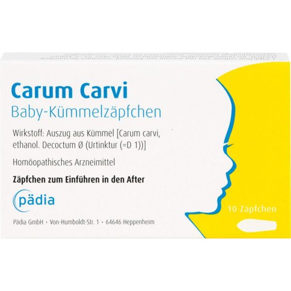 CARUM CARVI Baby-Kümmelzäpfchen 10 St.