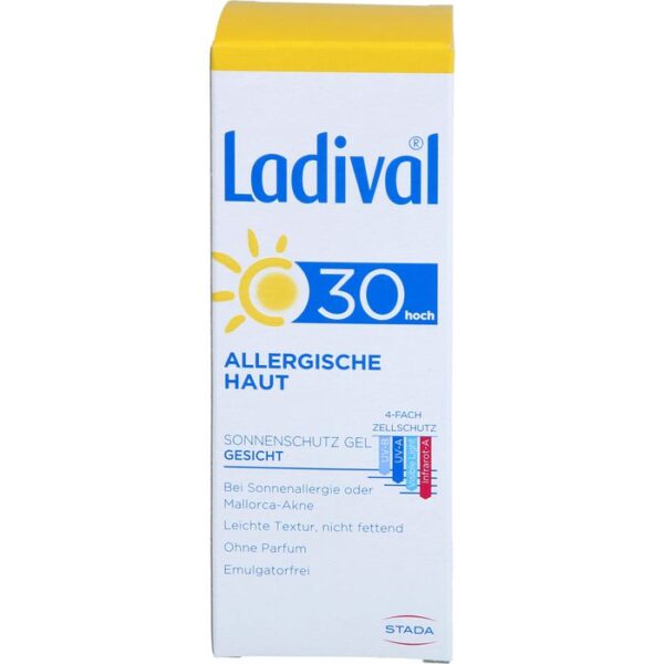 LADIVAL allergische Haut Gel LSF 30 50 ml