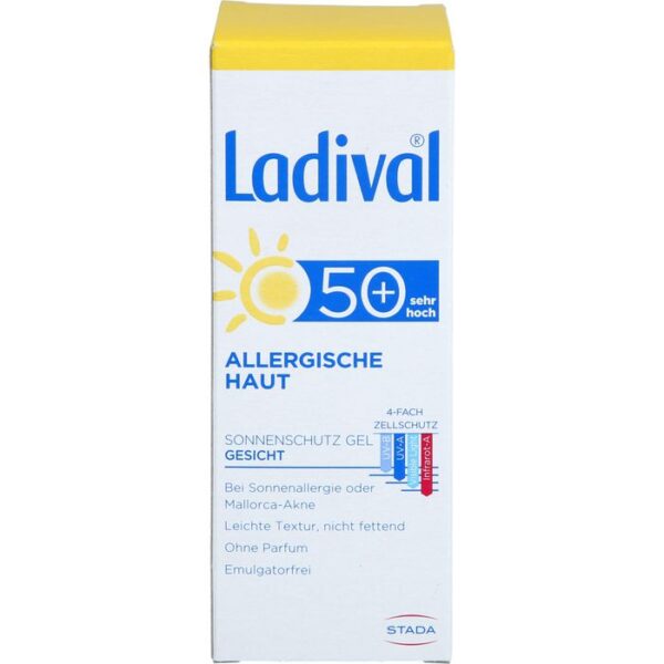 LADIVAL allergische Haut Gel LSF 50+ 50 ml