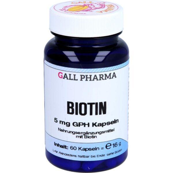 BIOTIN 5 mg GPH Kapseln 60 St.