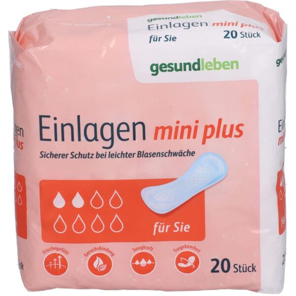 GESUND LEBEN Einlagen mini plus 20 St.