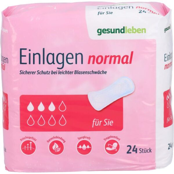 GESUND LEBEN Einlagen normal 24 St.