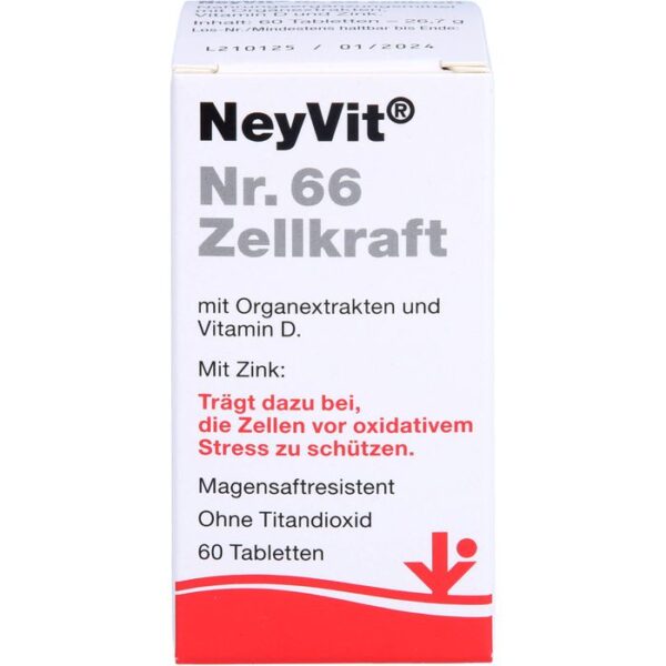 NEYVIT Nr.66 Zellkraft magensaftres.Tabletten 60 St.