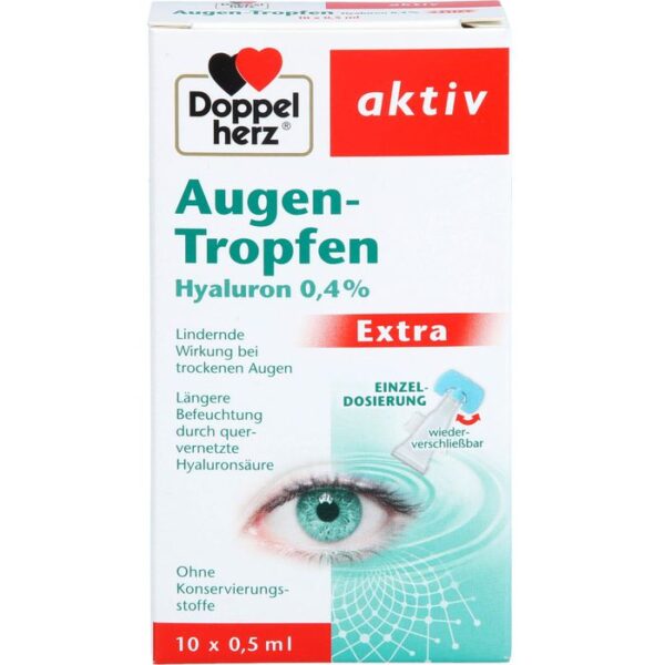 DOPPELHERZ Augen-Tropfen Hyaluron 0,4% Extra 5 ml