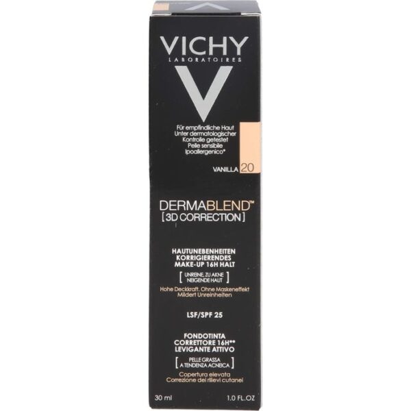 VICHY DERMABLEND 3D Make-up 20 30 ml