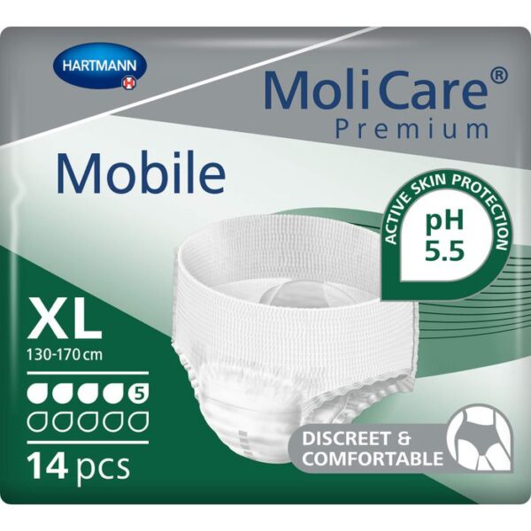 MOLICARE Premium Mobile 5 Tropfen Gr.XL 14 St.