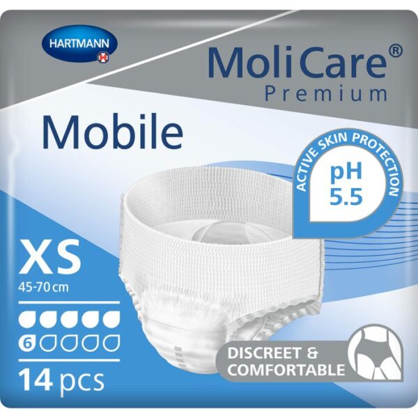 MOLICARE Premium Mobile 6 Tropfen Gr.XS 14 St.