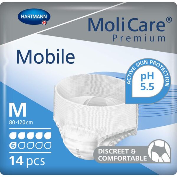 MOLICARE Premium Mobile 6 Tropfen Gr.M 14 St.