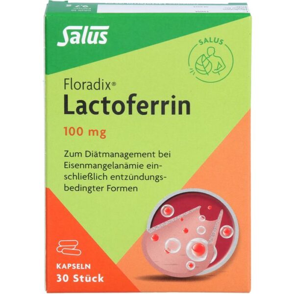 FLORADIX Lactoferrin 100 mg Kapseln 30 St.