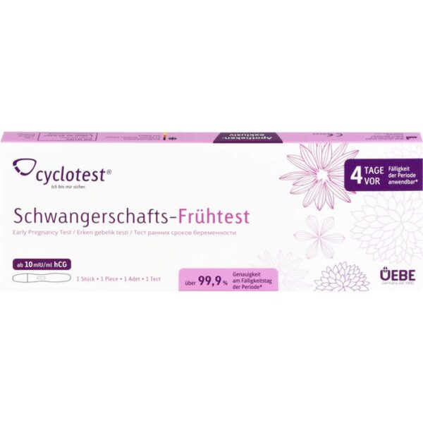 CYCLOTEST Schwangerschafts-Frühtest 10 mlU/ml Urin 1 St.