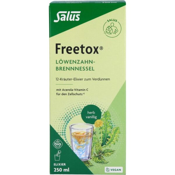 FREETOX Löwenzahn-Brennnessel 12-Kräuter-Elix.Bio 250 ml