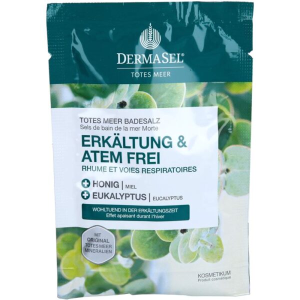 DERMASEL Totes Meer Badesalz Erkältung & Atemfrei 80 g