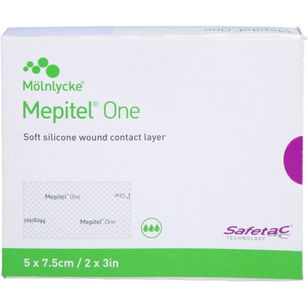 MEPITEL One 5x7,5 cm Silikon Netzverband 10 St.