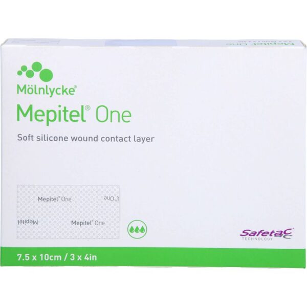 MEPITEL One 7,5x10 cm Silikon Netzverband 10 St.