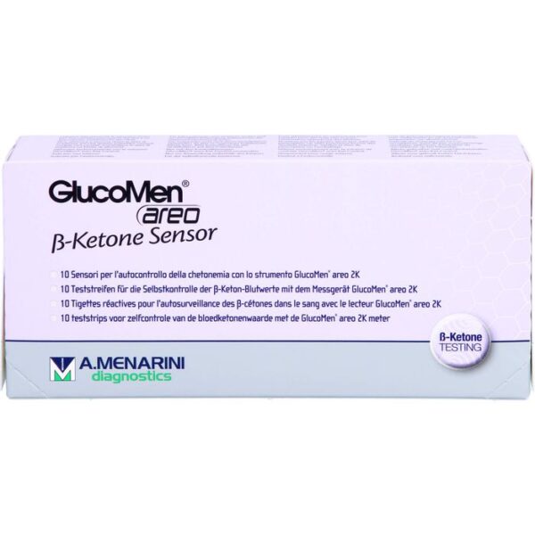 GLUCOMEN areo 2K ß-Ketone Sensor Teststreifen 10 St.