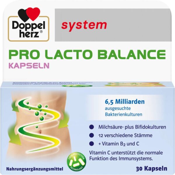 DOPPELHERZ Pro Lacto Balance system Kapseln 30 St.