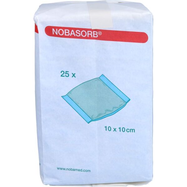 NOBASORB Saugkompressen 10x10 cm 25 St.