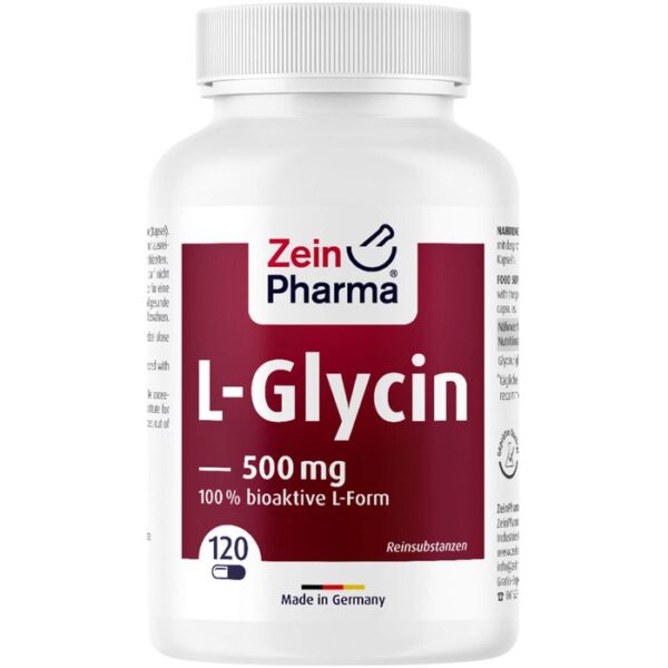 GLYCIN 500 mg in veg.HPMC Kapseln ZeinPharma 120 St.