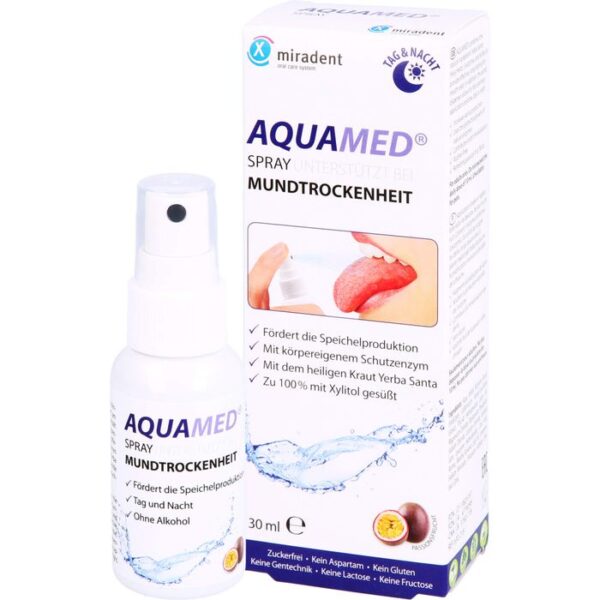 MIRADENT Aquamed Mundtrockenheit Spray 30 ml