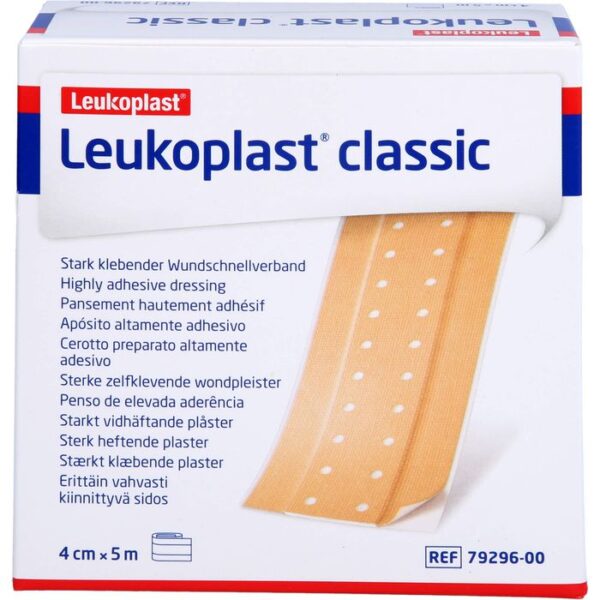 LEUKOPLAST Classic Pflaster 4 cmx5 m Rolle 1 St.