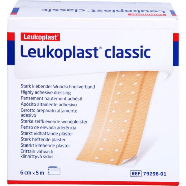 LEUKOPLAST Classic Pflaster 6 cmx5 m Rolle 1 St.