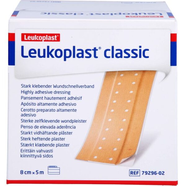 LEUKOPLAST Classic Pflaster 8 cmx5 m Rolle 1 St.