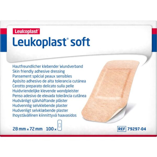 LEUKOPLAST soft Pflasterstrips 28x72 mm 100 St.