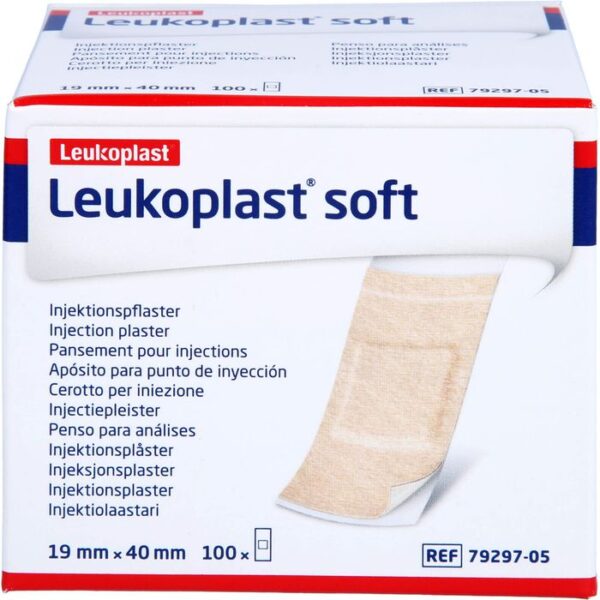 LEUKOPLAST soft Injektionspflaster Strips 19x40 mm 100 St.