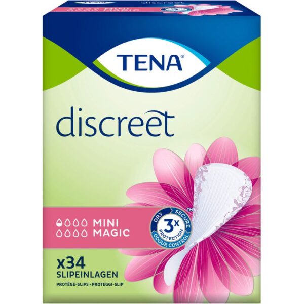 TENA DISCREET Inkontinenz Slipeinl.mini magic 34 St.