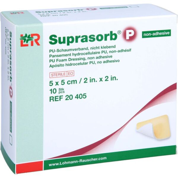 SUPRASORB P PU-Schaumv.nicht klebend 5x5 cm 10 St.