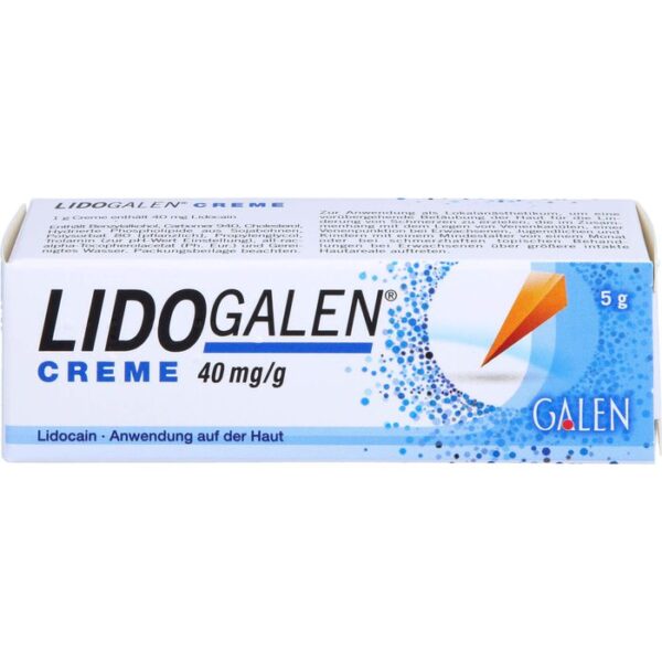 LIDOGALEN 40 mg/g Creme 5 g