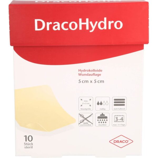 DRACOHYDRO Hydrokoll.Wundauflage 5x5 cm 10 St.