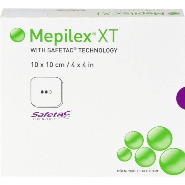 MEPILEX XT 10x10 cm Schaumverband 10 St.