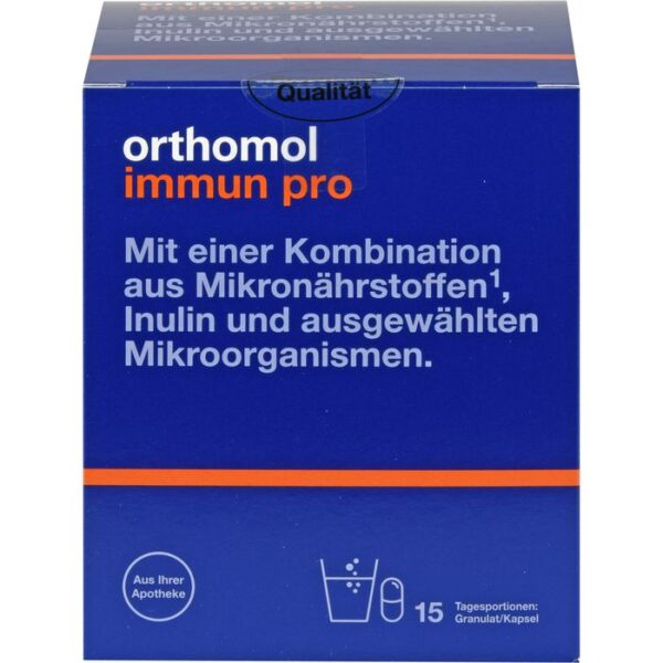 ORTHOMOL Immun pro Granulat/Kapseln Kombipack. 15 St.