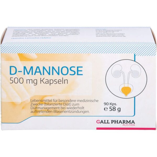 D-MANNOSE 500 mg GPH Kapseln 90 St.