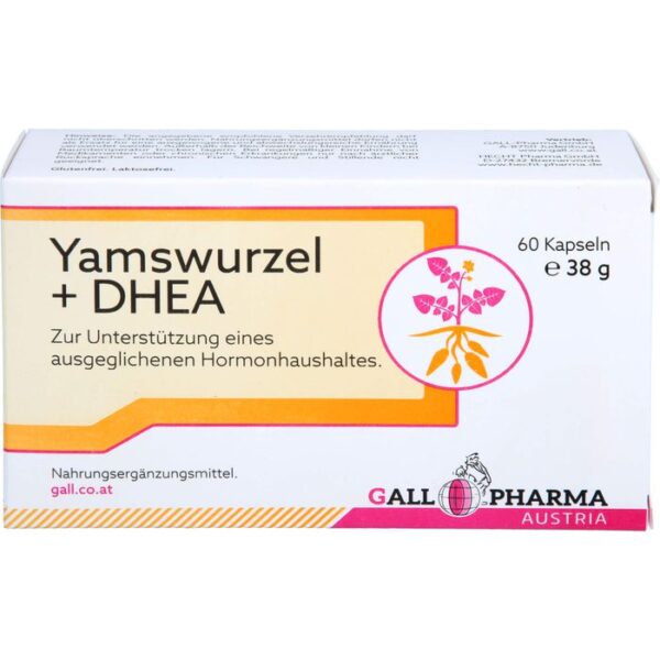 YAMSWURZEL+DHEA 25 mg Kapseln 60 St.