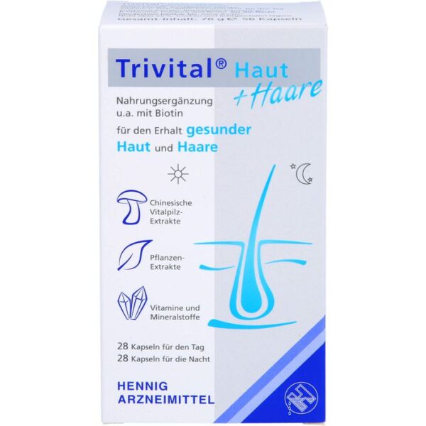 TRIVITAL Haut+Haare Kapseln 56 St.