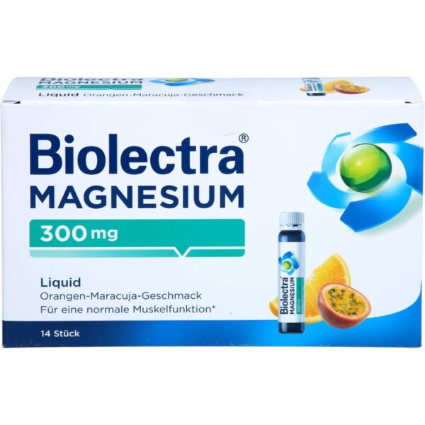 BIOLECTRA Magnesium 300 mg Liquid 14 St.