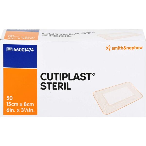 CUTIPLAST steril Wundverband 8x15 cm 50 St.