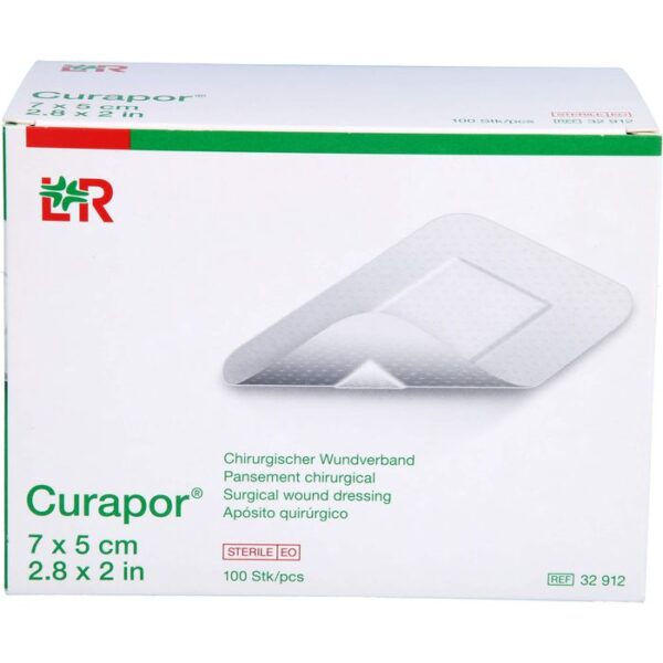 CURAPOR Wundverband steril chirurgisch 5x7 cm 100 St.