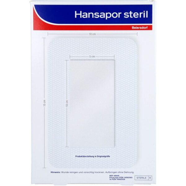 HANSAPOR steril Wundverband 10x15 cm 1 St.