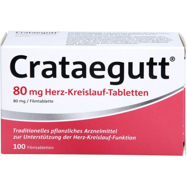 CRATAEGUTT 80 mg Herz-Kreislauf-Tabletten 100 St.